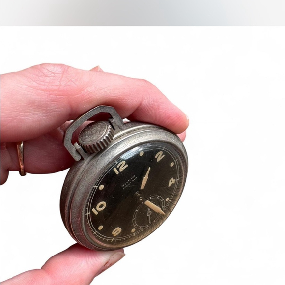 Vintage!! Westclox Black Pocket Watch - Picture 4 of 4